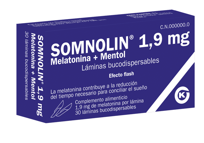Medicamento Somnolin - Melatonina más Mentol